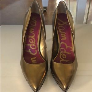 Sam Edelman bronze heels
